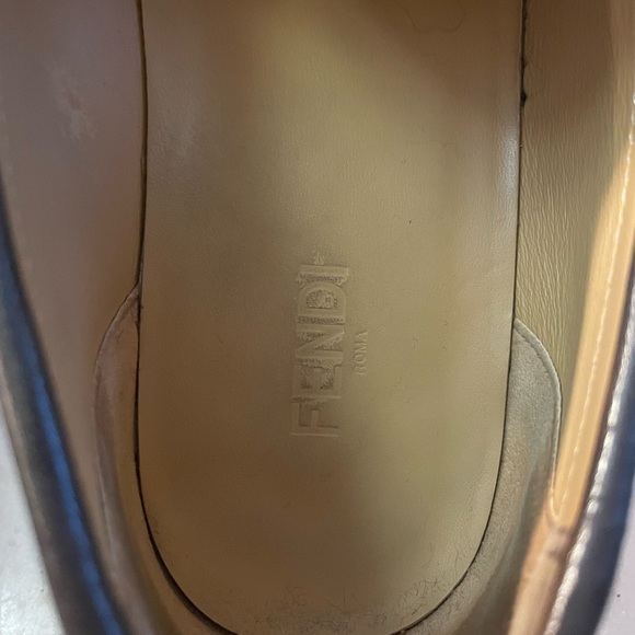 Fendi FF Squared Slip-On men’s Loafers size 10